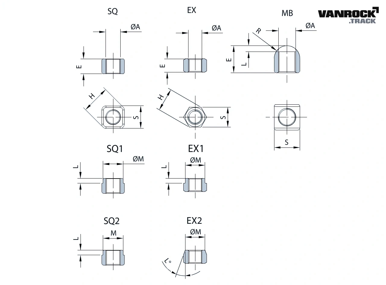 Technical drawing — Kettenmutter für TIMBERJACK TJ608B Forstmaschinen